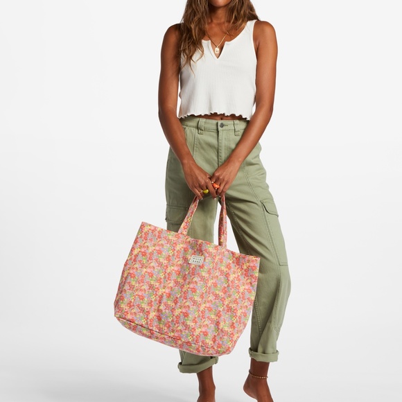 Billabong⛱️ Striped Multicolor Tote Bag - Picture 9 of 11